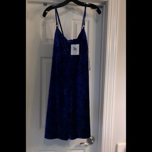 Calvin Klein crushed Velvet dress. NWT Size:10